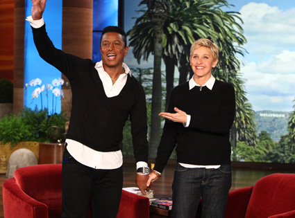 Ellen DeGeneres, JERMAINE JACKSON Ellen DeGeneres, JERMAINE JACKSON
